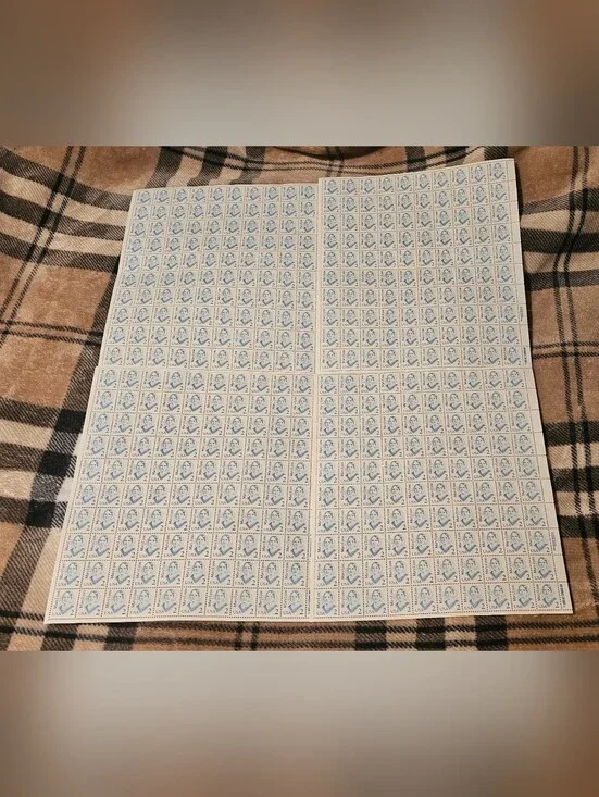 4 Full Sheets of Vintage USPS 2 Cents Stamps - Mary Lyon