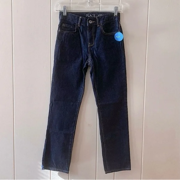 ⭐️ The Children’s Place Dark Wash Straight Leg Blue Jeans Girls Size 10