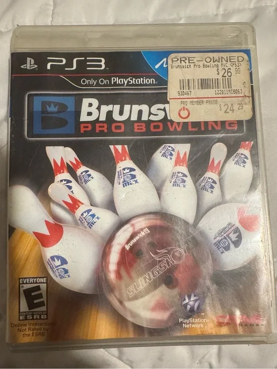 Brunswick Pro Bowling PS3 (2010) Crave Games Multiplayer E