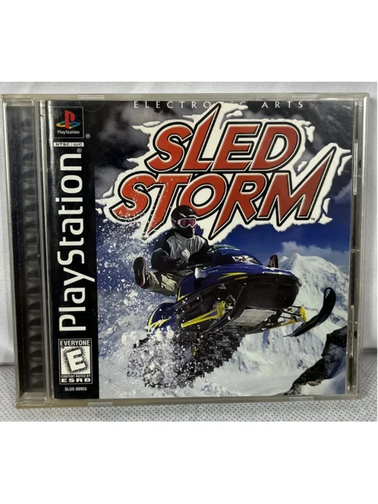 Sled Storm (Sony PlayStation 1, 1999) Snow Mobile Racing PS1 CIB English Tested
