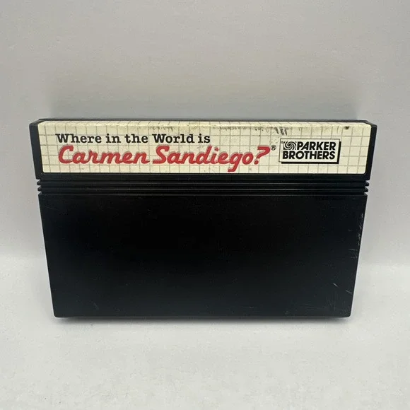 Where In The World Is Carmen Sandiego Sega Master System SMS Game Cartridge