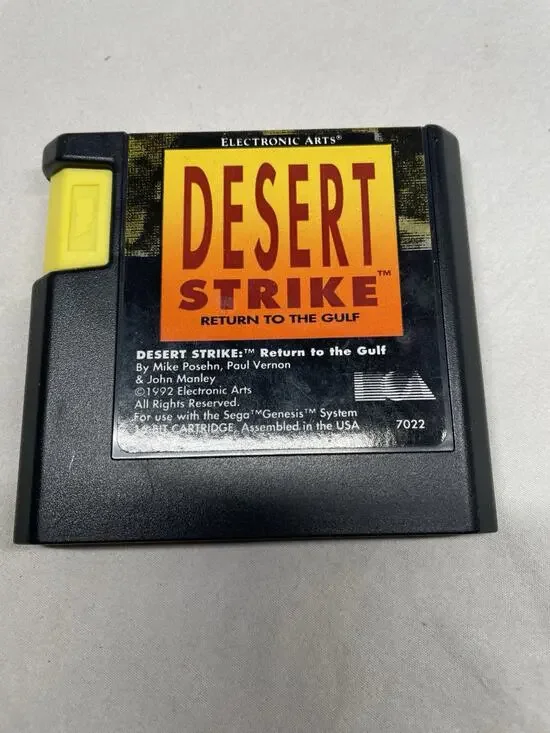 EA Desert Strike For Sega Genesis Tested And Working-cartridge Only