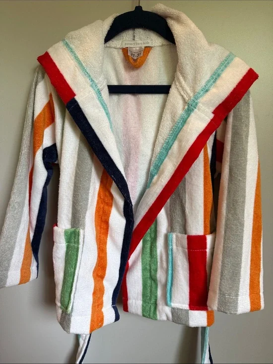 Terry cloth swim cover up robe