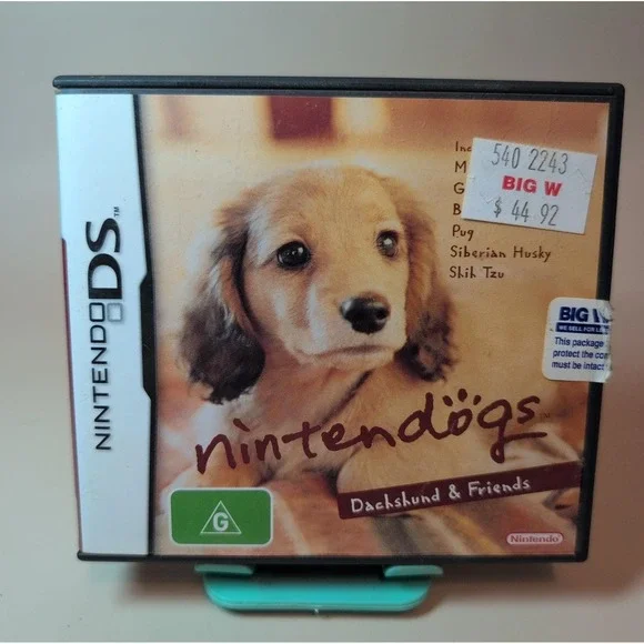 Nintendogs: Dachshund & Friends Nintendo DS 2005 Game Pets Dogs Complete CIB
