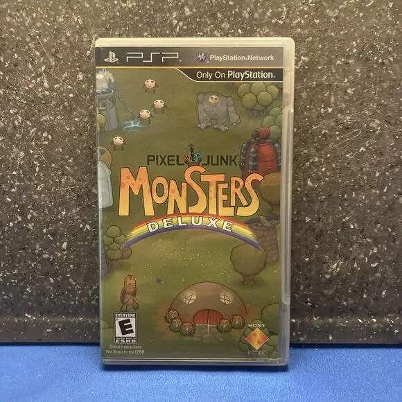 PixelJunk Monsters Deluxe Sony PSP Used With Manual.