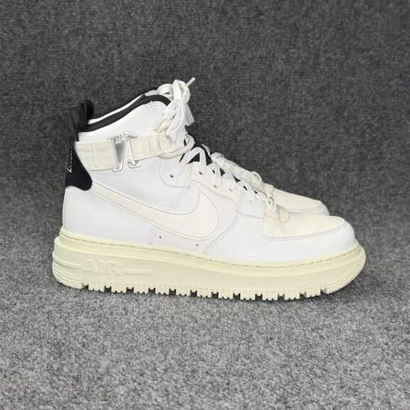 Nike Air Force 1 High Utility 2.0 Shoes Women 9 Summit White Black Retro Leather