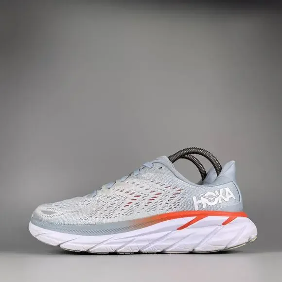 Hoka One One Clifton 8 Women's 7.5B Blue Fog Running Sneakers Athletic Shoes GUC
