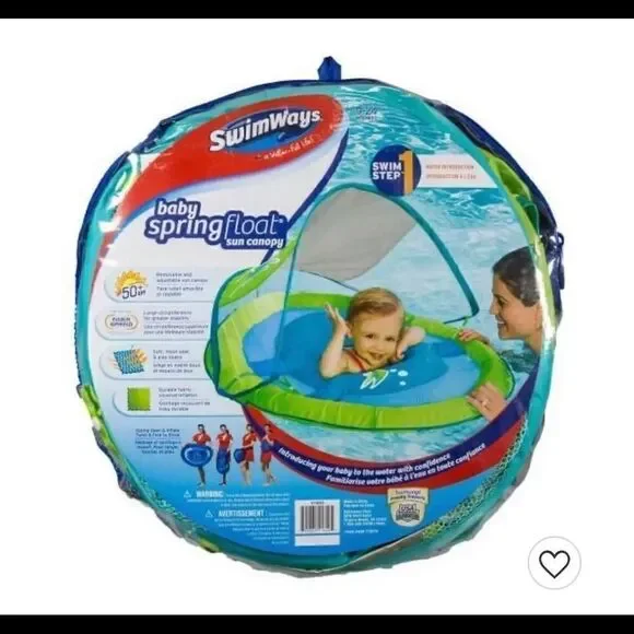 Swimways baby springs float W/ canopy