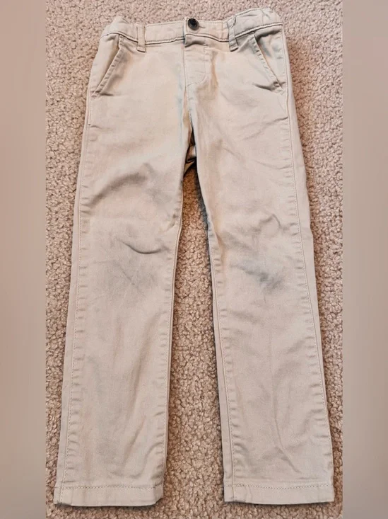 The Children's Place Cream Straight-Leg Kids Pants