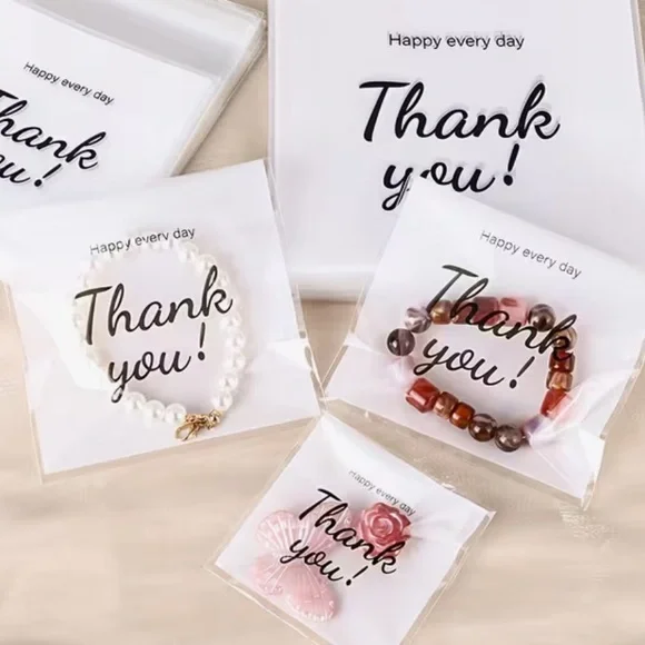 100 Thank You Bags - Jewelry Gifts Treats
