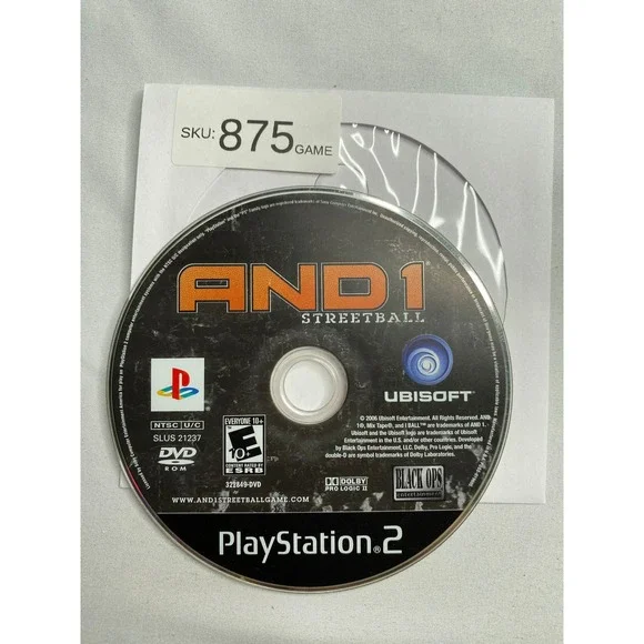 AND1 Streetball Sony PlayStation 2