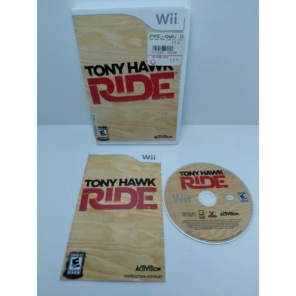 Tony Hawk: Ride (Nintendo Wii, 2009)‎ Complete w/ Manual