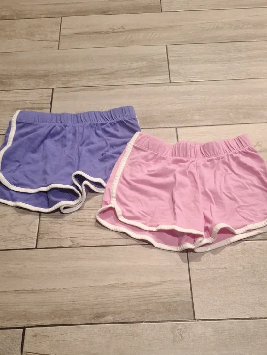 🍁The Children's Place Girls Purple and Pink Lounge Shorts Bundle🍦