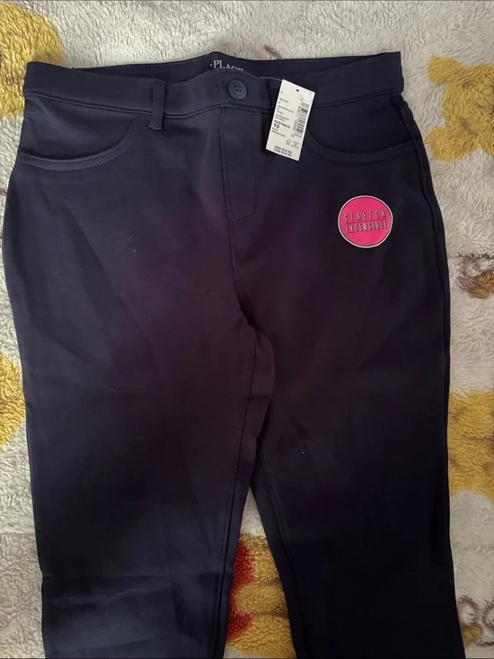 The Children's Place Black Girls' Stretch Jeggings
