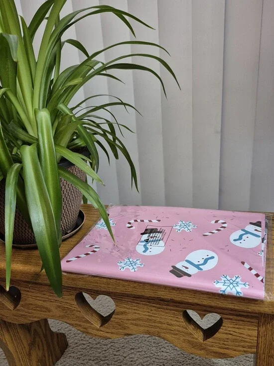 Pink Snowman Poly Mailers. Set Of 25. 10