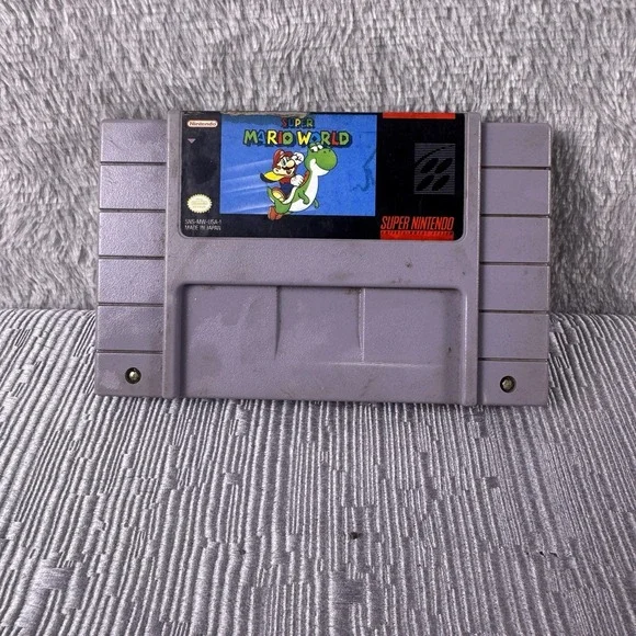 Super Mario All-Stars + Super Mario World SNES Not Tested For Parts
