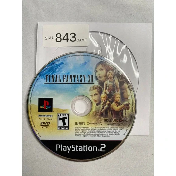 Final Fantasy XII 12 Sony PlayStation 2