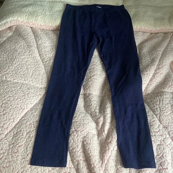 GIRLS SOFT NAVY LEGGINGS!