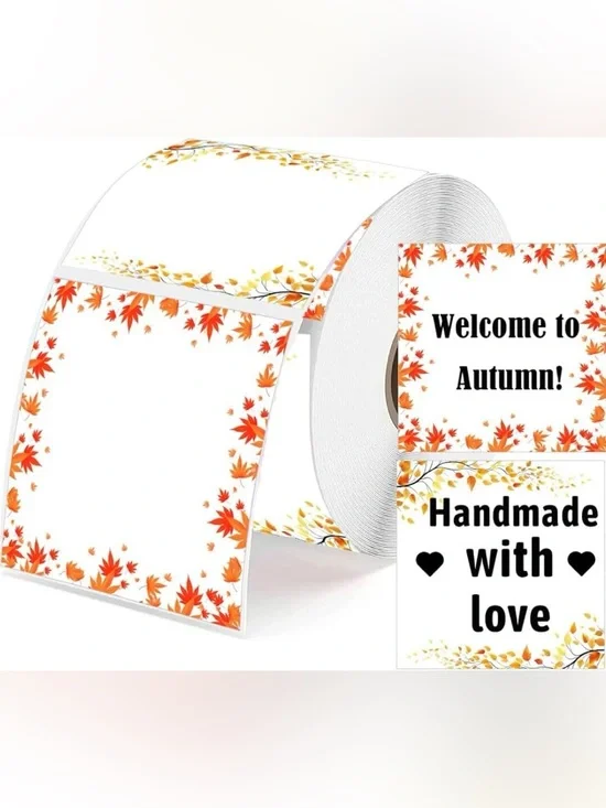 CUSTOM Fall Stickers, 2” Square - BUY NOW 50 for $7