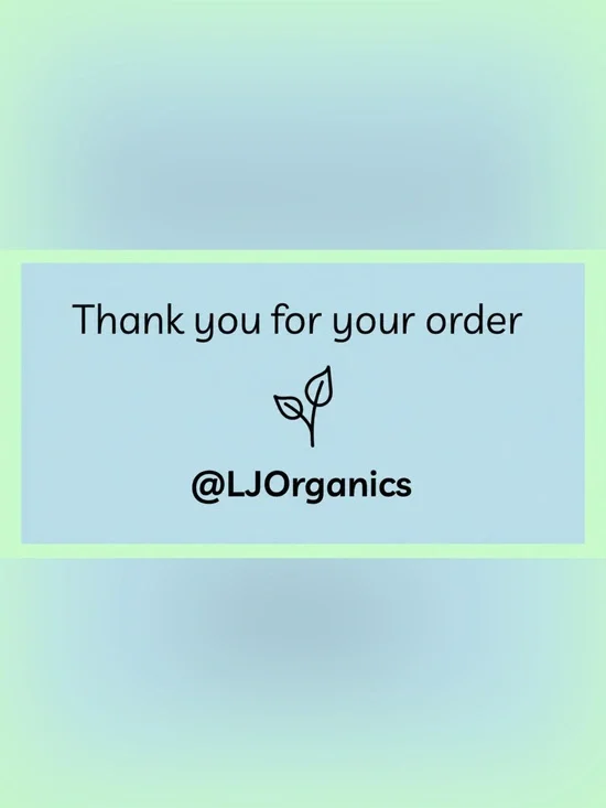 50 CUSTOM STICKERS - 2” x 1” - ‘THANK YOU FOR YOUR ORDER’ - W/ YOUR CLOSET NAME