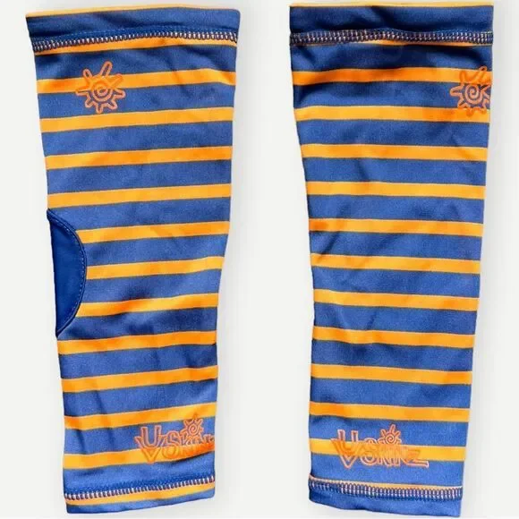UVSkinz Kids Striped Sun Protection Pool Beach Leg Covers. 12-24 Months.