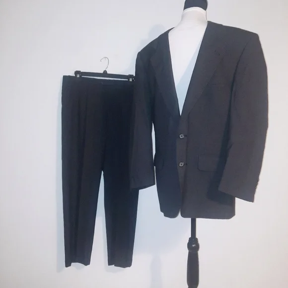 Vintage Burberrys' Mens 2 Piece Plaid Suit