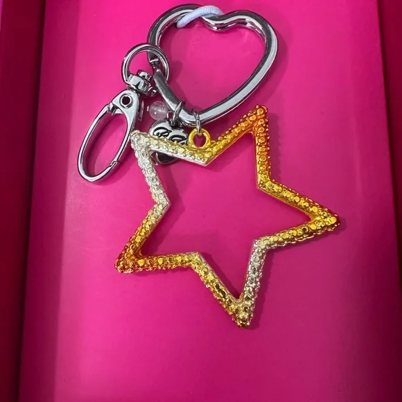 🆕Betsey Johnson Star Jewelry Charm/Keychain