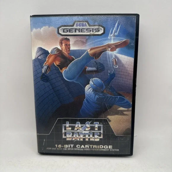 Last Battle SEGA Genesis 1990 Game & Case