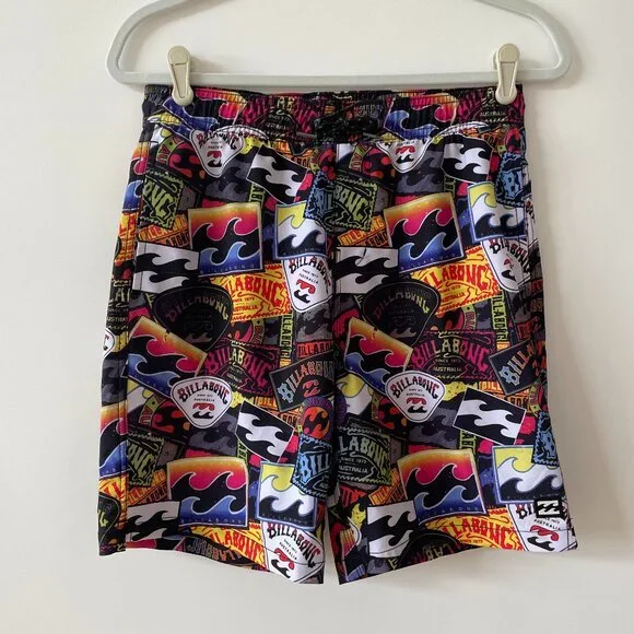 Billabong Boy's Recycler Sunday Layback Swim‎ Trunks, Size Large, ABBBS00141