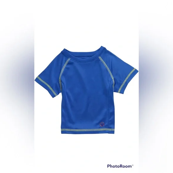 Beach Bros Little Boys Royal Blue Short Sleeve Rash guard| size: 3T