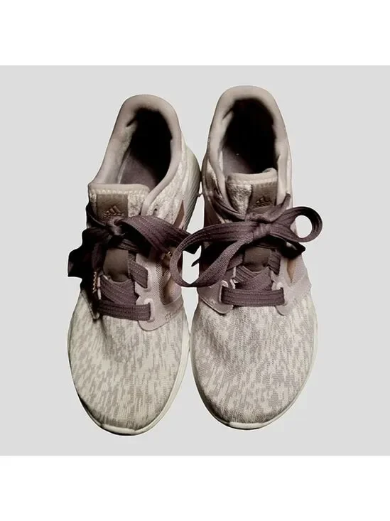 Adidas Purple and Gold Sneakers