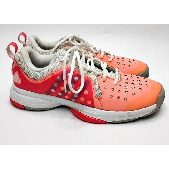 Adidas Barricade Classic Bounce‎ Adituff Tennis Shoes Women Size 8 Pink