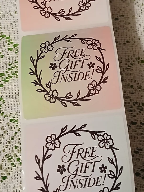 50 Free Gift Inside! Floral Stickers - Pastel Gradient