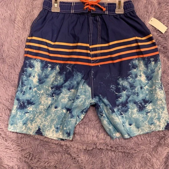 NEW Quad Seven‎ Boys Size L(12-14) Swim Trunks Swim Shorts NWT