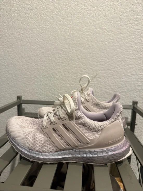 adidas UltraBoost Women's Pale Purple Knit Running Shoes