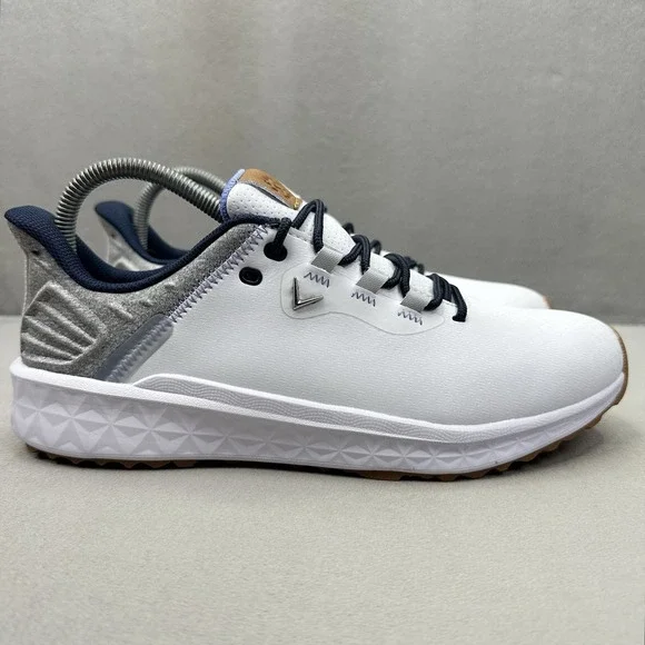 Callaway La Jolla SL Womens Size 8.5 Golf Shoes White / Gray Spikeless EXCELLENT