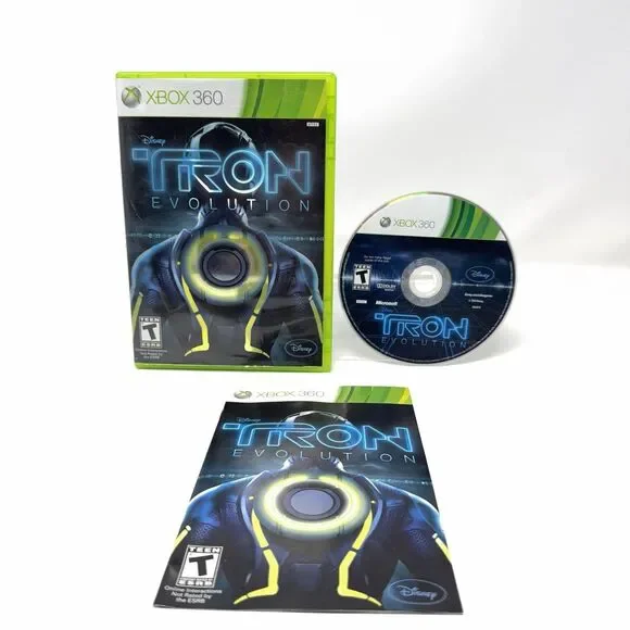 Tron Evolution Microsoft Xbox 360 2010 Complete CIB Refurbished Tested