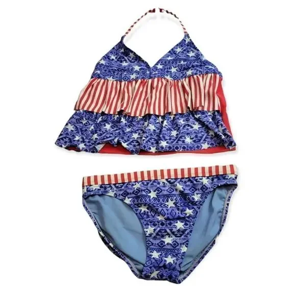 Wonder Nation Patrotic tankini L10/12