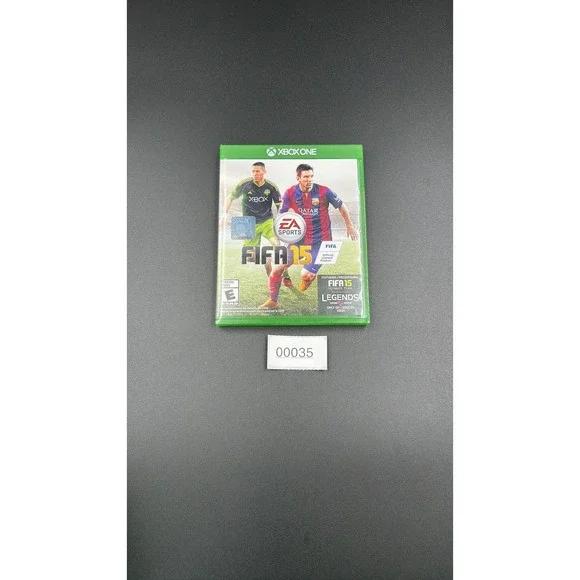 FIFA 15 Xbox One EA Sports Soccer Game Lionel Messi Clint Dempsey Cover