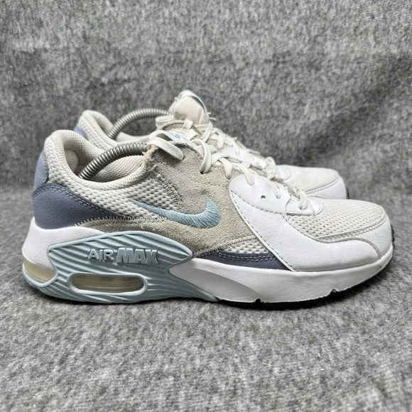 Nike Air Max‎ Excee Women's White/Ashen Slate And Light Blue Sneakers Size 8