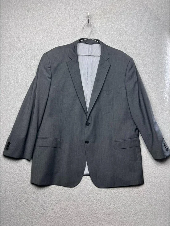 Brooks Brothers Explorer Madison Fit Blazer Suit Jacket 50R Gray Wool Stretch