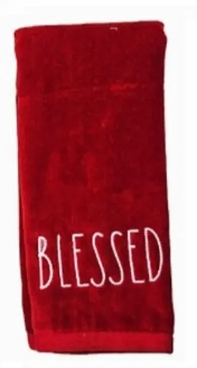 Merry Christmas Hand Towel (Blessed)