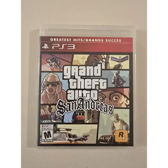 Grand Theft Auto San Andreas [Greatest Hits] (Sony PlayStation 3 PS3, 2015)