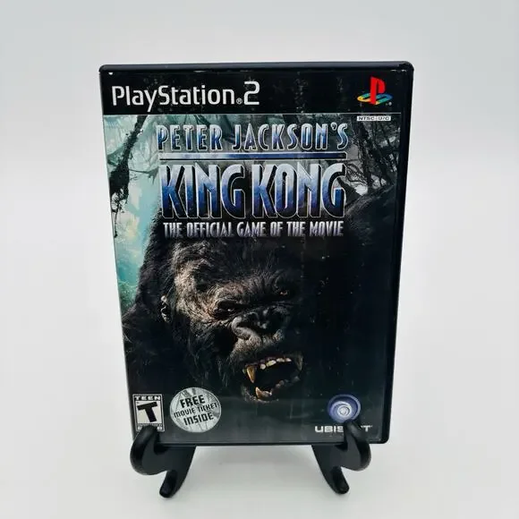 Peter Jackson's King Kong (Sony PlayStation 2 PS2) Complete W/ Manual + Ticket