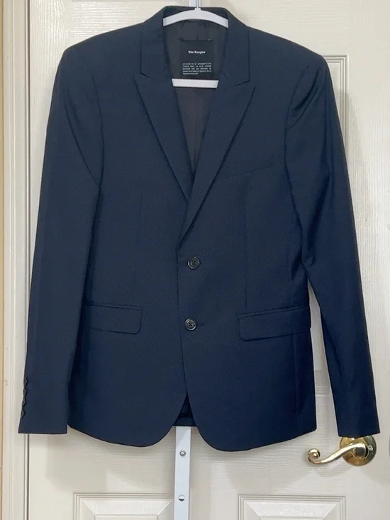 The Kooples Men’s Navy Tailored Blazer Suit Jacket NWT $550