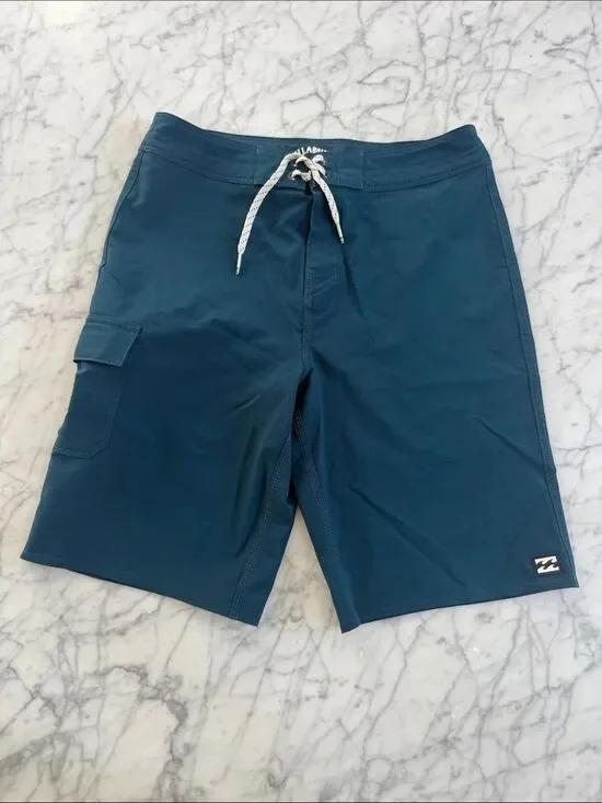 Billabong Youth Sz 27 Boardshorts All Day Pro Swim Trunks Ocean Blue