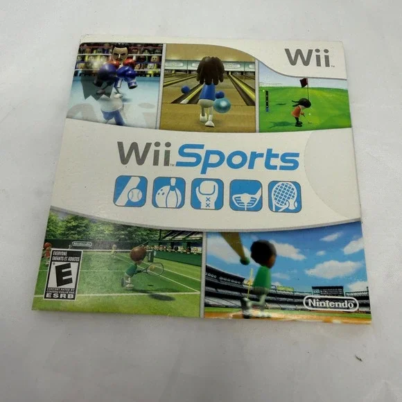 Nintendo Wii Sports Game Cardboard Sleeve Bundle Version Sealed NTSC-U/C