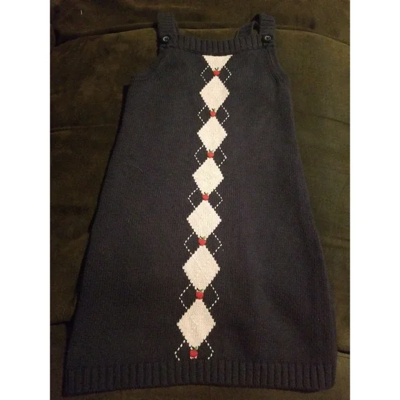 Gymboree‎ prep school apple dress 5