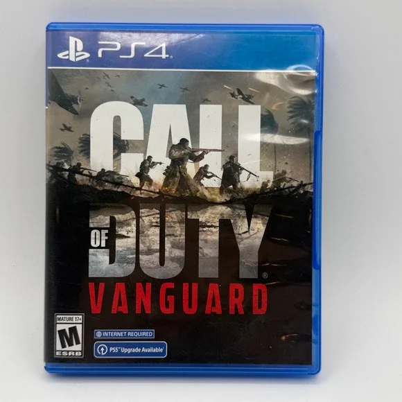 Activision Call of Duty Vanguard PS4 One Size Blue Excellent FPS Game