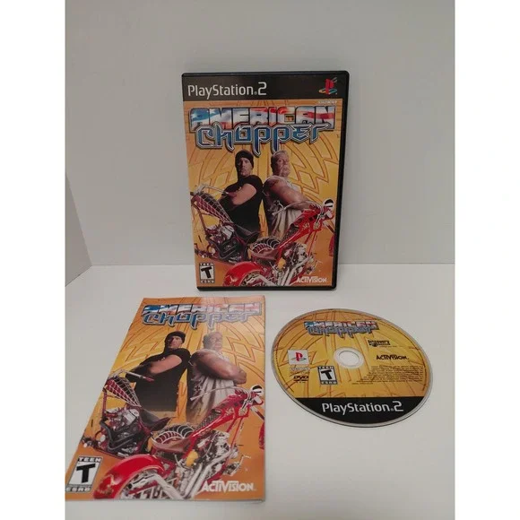 American Chopper PlayStation 2 PS2 Game‎ CIB Activision Discovery Channel 2004